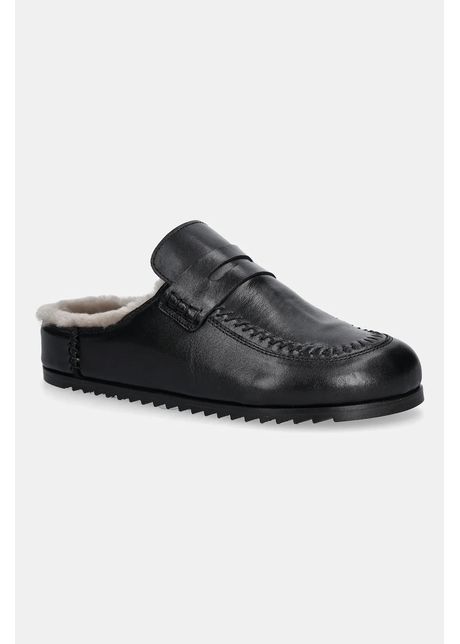 Answear.LAB slapi de piele culoarea negru
