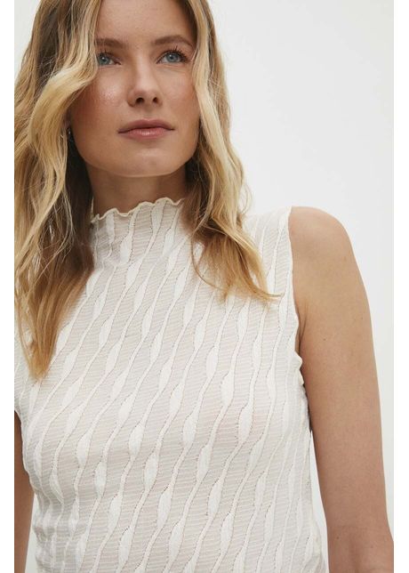 Answear lab top culoarea alb