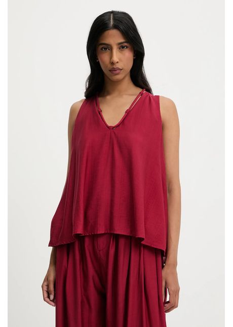 Answear lab top culoarea bordo neted