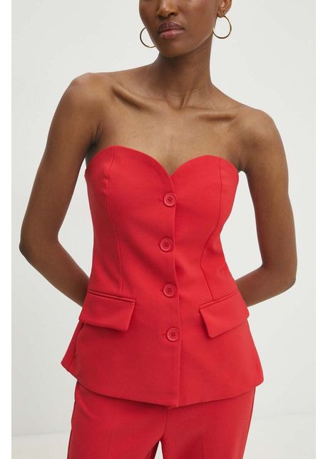 Answear lab top culoarea rosu neted