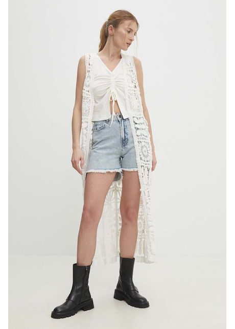 Answear lab top femei culoarea alb