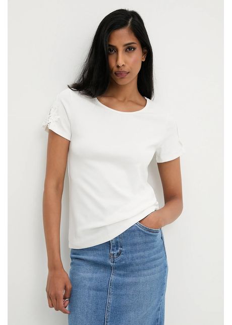 Answear.LAB tricou culoarea alb