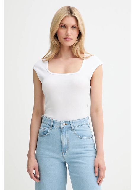 Answear lab tricou din bumbac culoarea alb