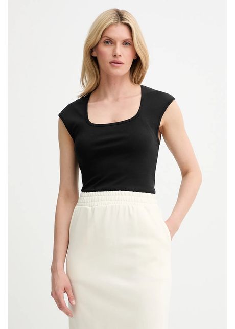 Answear lab tricou din bumbac culoarea negru