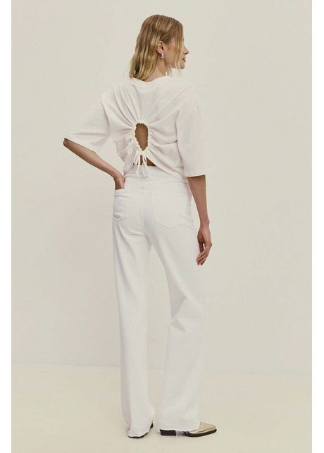 Answear lab tricou din bumbac femei culoarea alb