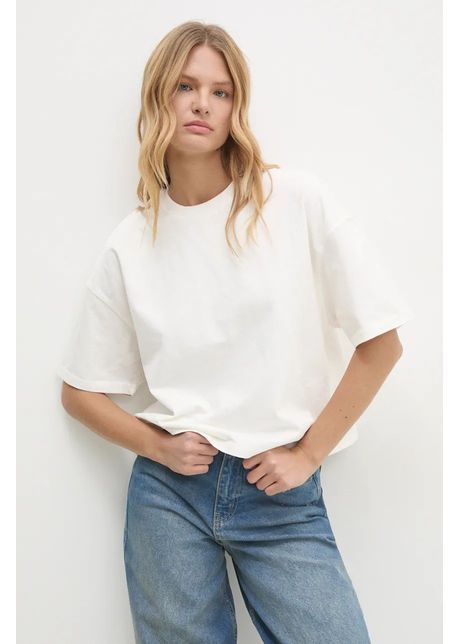 Answear lab tricou din bumbac femei culoarea alb