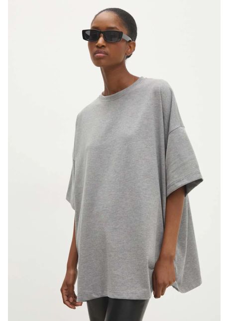 Answear lab tricou din bumbac femei culoarea gri