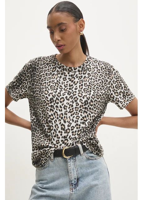 Answear lab tricou din bumbac femei culoarea maro