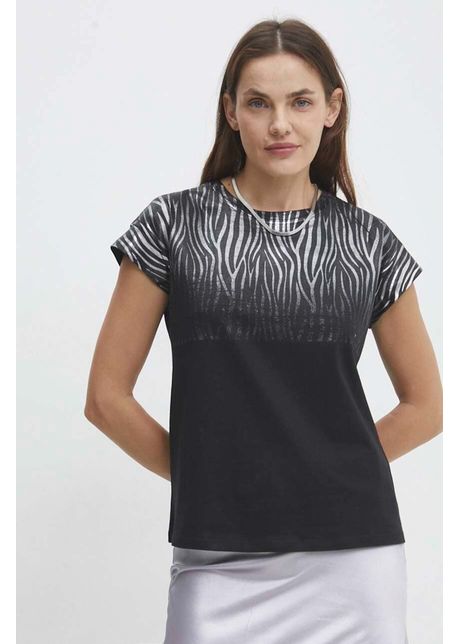 Answear lab tricou din bumbac femei culoarea negru