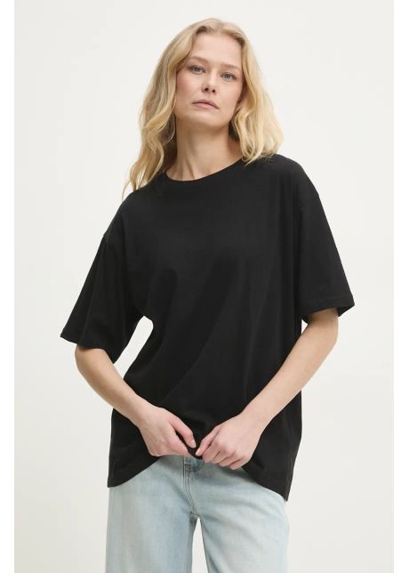 Answear lab tricou din bumbac femei culoarea negru