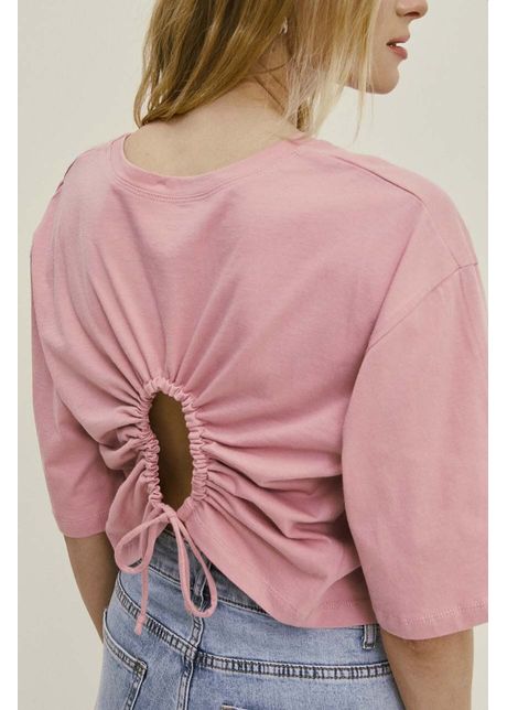 Answear lab tricou din bumbac femei culoarea roz