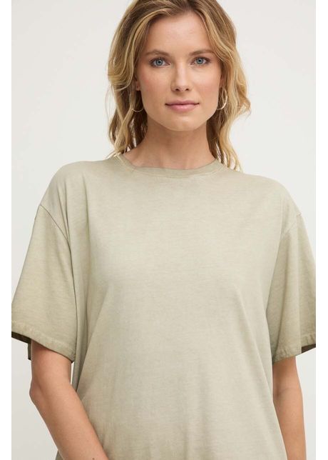 Answear lab tricou din bumbac femei culoarea verde