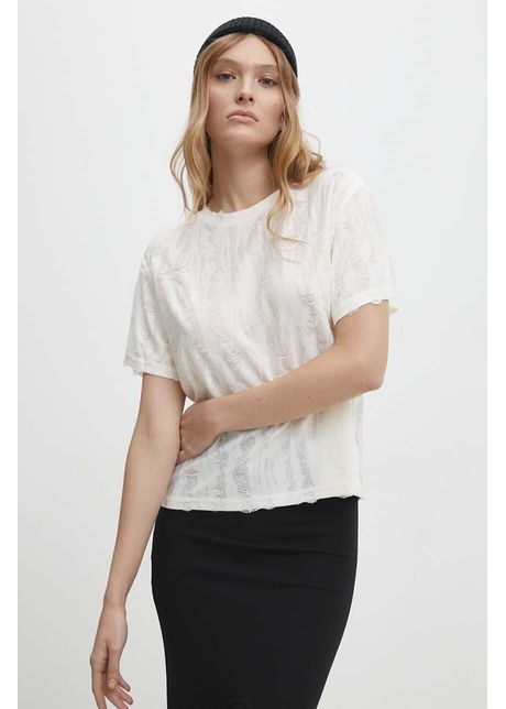 Answear lab tricou femei culoarea alb
