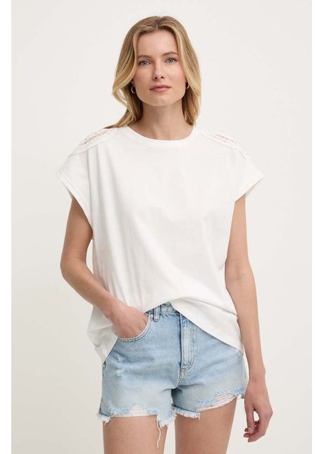 Answear lab tricou femei culoarea alb