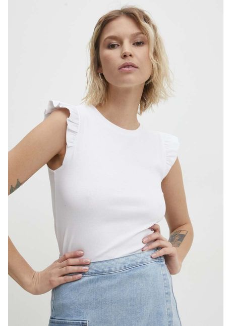 Answear lab tricou femei culoarea alb