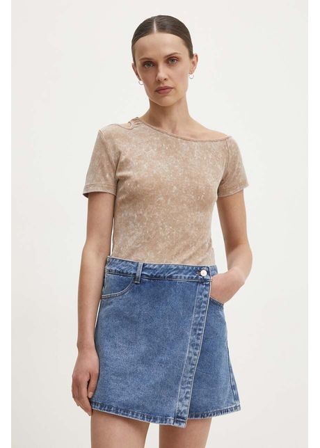 Answear lab tricou femei culoarea maro