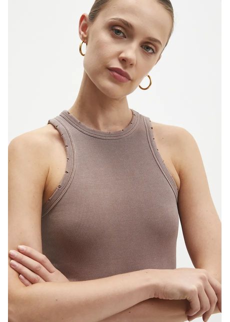 Answear lab tricou femei culoarea maro