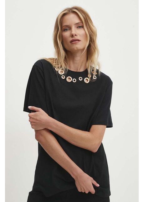 Answear lab tricou femei culoarea negru