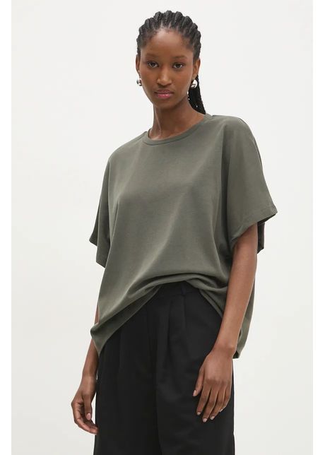 Answear lab tricou femei culoarea verde