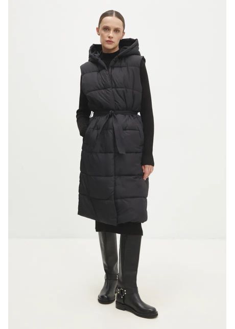 Answear lab vesta femei culoarea negru de iarna