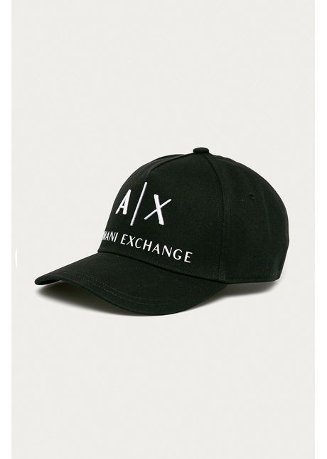 Armani exchange apc culoarea negru cu imprimeu