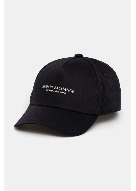 Armani Exchange șapcă de baseball din bumbac culoarea negru, XM001694 AF15502