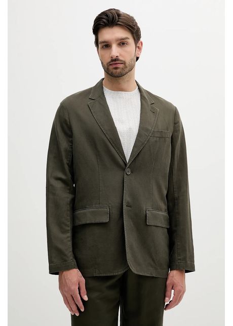 Armani exchange blazer din amestec de in culoarea verde xm000654 af13180
