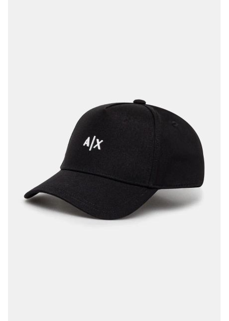 Armani exchange caciula culoarea negru cu imprimeu