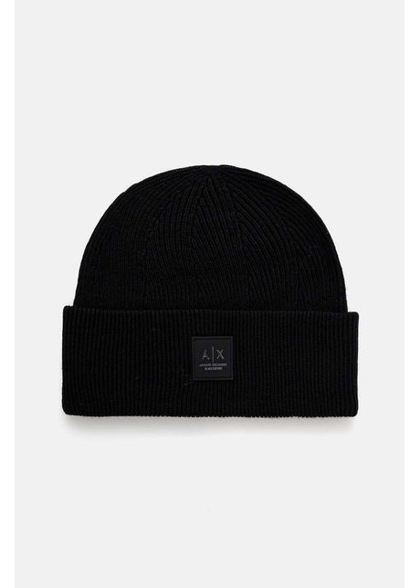 Armani exchange caciula din amestec de lana culoarea negru xm000007 af10135