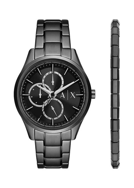 Armani exchange ceas si bratara culoarea negru