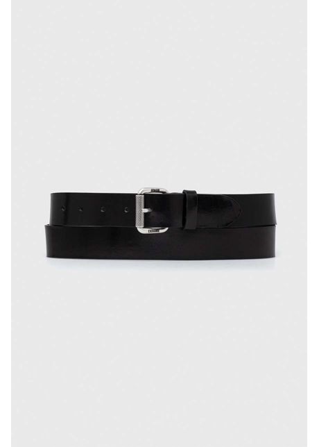 Armani exchange curea de piele barbati culoarea negru