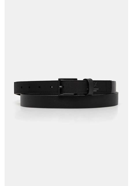 Armani exchange curea de piele barbati culoarea negru xm000109 af12105