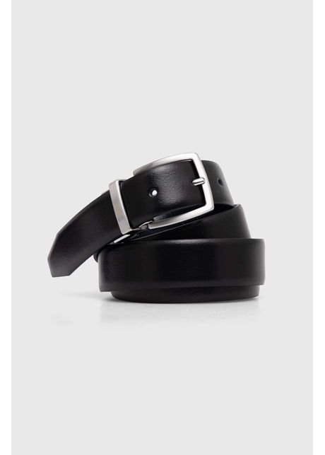 Armani exchange curea de piele cu doua fete barbati culoarea negru 951420 4f901