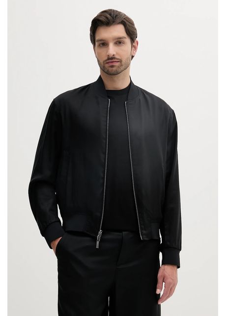 Armani exchange geac bomber cu doua fete culoarea negru de tranzitie oversize xm000390 af13170