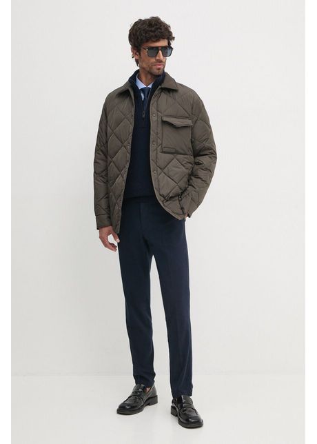 Armani exchange geaca barbati culoarea verde de tranzitie 6dzb04 zn4xz