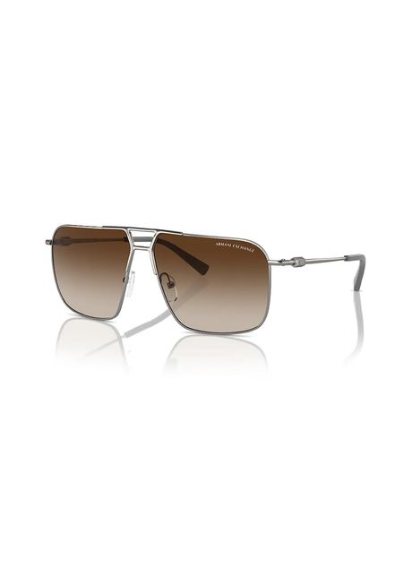 Armani exchange ochelari de soare barbati culoarea argintiu 0ax2050s