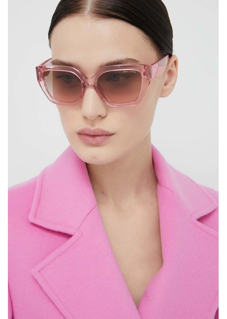 Armani exchange ochelari de soare femei culoarea roz