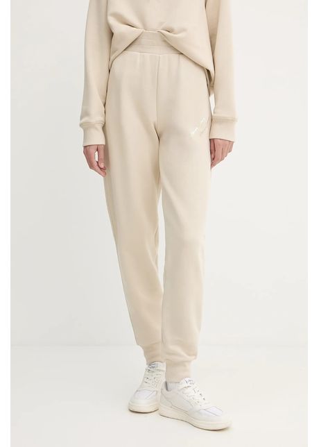 Armani exchange pantaloni de trening culoarea bej uni xw000158 af11852