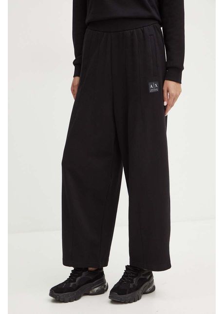 Armani exchange pantaloni de trening culoarea negru cu imprimeu xw000075 af10172