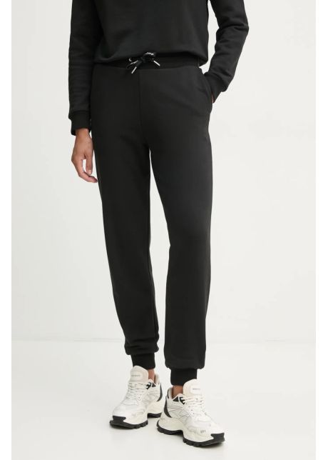 Armani exchange pantaloni de trening din bumbac culoarea negru uni 6dyp70 yjeez