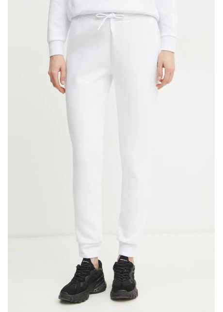 Armani exchange pantaloni de trening femei culoarea alb neted xw000824 af10818