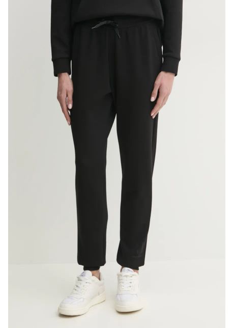 Armani exchange pantaloni de trening femei culoarea negru cu imprimeu xw000828 af13397