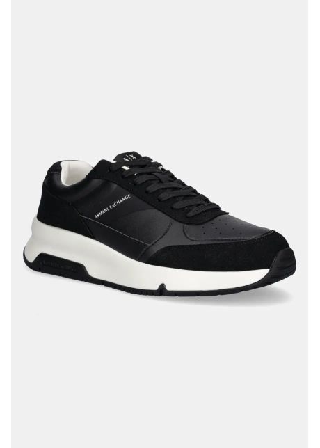 Armani exchange pantofi barbati culoarea negru xux225 xv862 k001