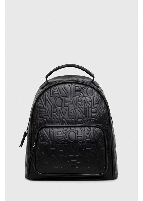 Armani exchange rucsac femei culoarea negru mic neted