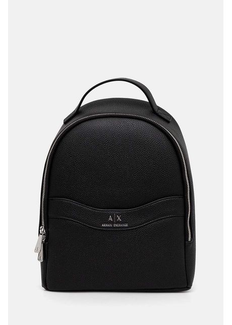 Armani exchange rucsac femei culoarea negru mic neted 949197 cc783