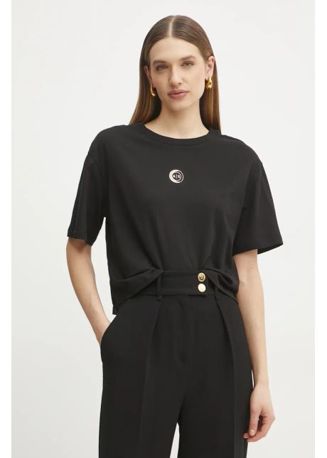 Armani exchange tricou din bumbac femei culoarea negru xw000321 af10356