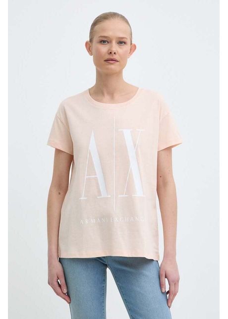 Armani Exchange tricou femei, culoarea portocaliu, 8NYTCX YJG3Z