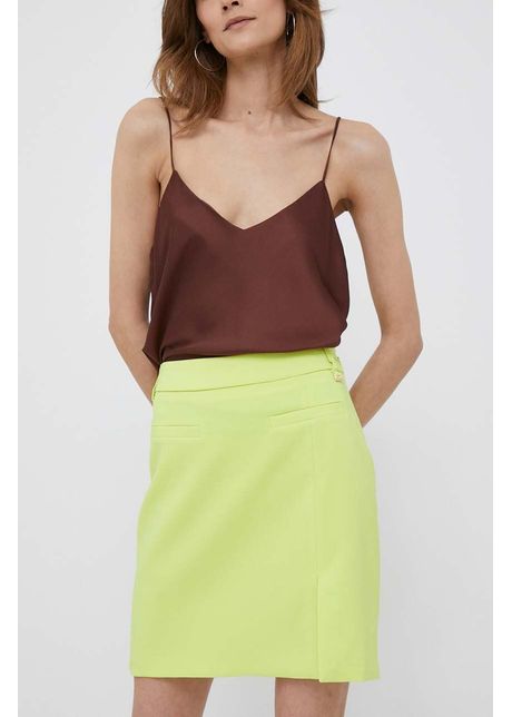Artigli fusta culoarea galben mini drept