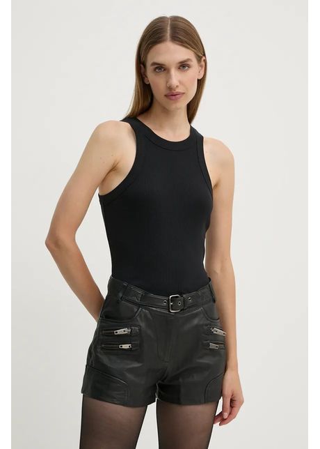Ba sh top din bumbac culoarea negru 1h23cynd