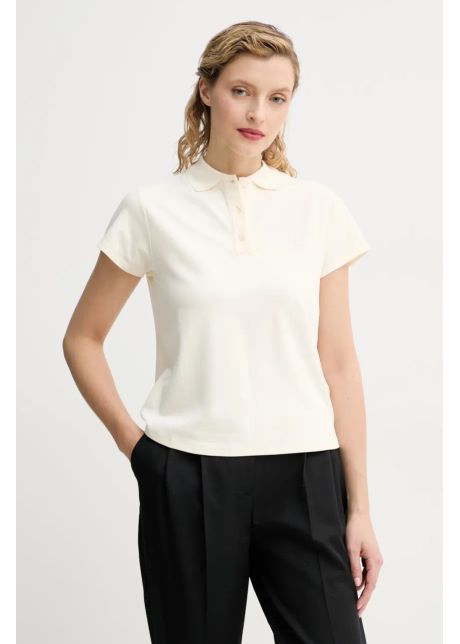 Ba sh tricou polo shy femei culoarea bej 1e25shy